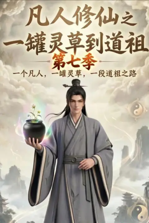 《凡人修仙之一罐灵草到道祖第七季》封面