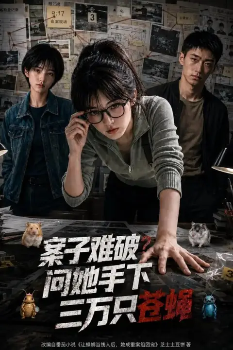 《案子难破：问她手下三万只苍蝇》封面