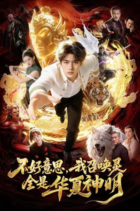 《不好意思，我召唤灵全是华夏神明》封面