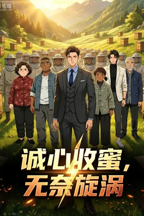 《诚心收蜜,无奈旋涡》封面