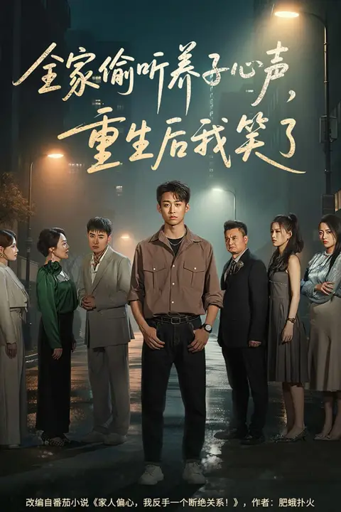 《全家偷听养子心声,重生后我笑了》封面