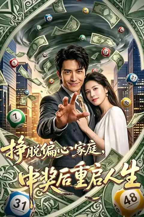 《挣脱偏心家庭,中奖后重启人生》封面