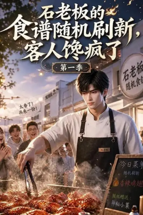 《石老板的食谱随机刷新，客人馋疯了第一季》封面