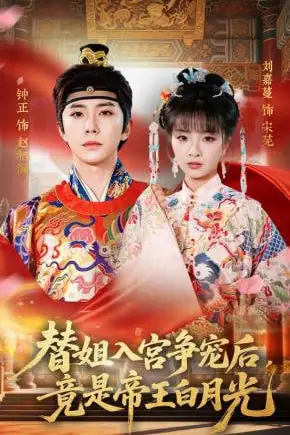 《替姐入宫争宠后，竟是帝王白月光》封面