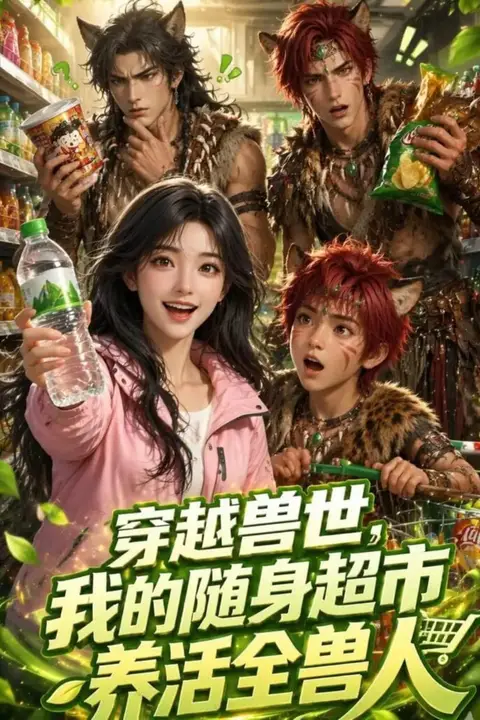 《穿越兽世,我的随身超市养活全兽人》封面