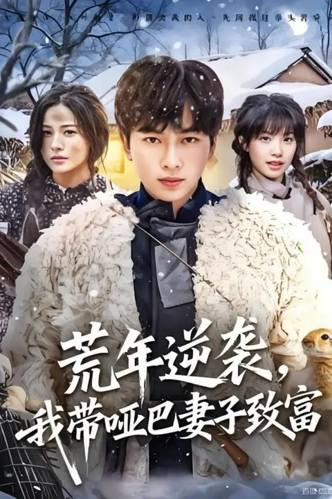 《荒年逆袭，我带哑巴妻子致富》封面