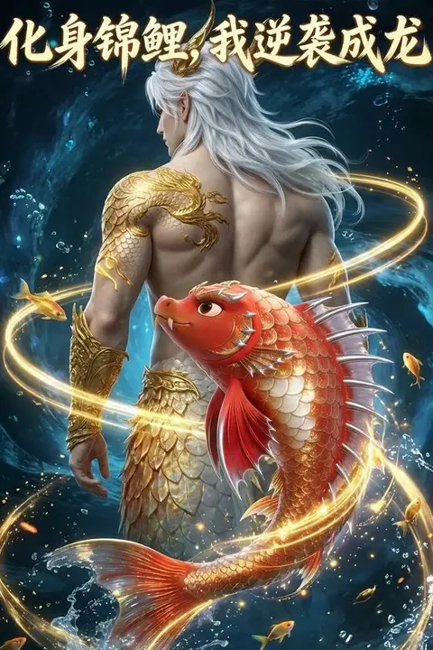 《化身锦鲤,我逆袭成龙》封面