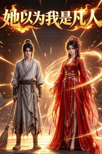 《她以为我是凡人》封面