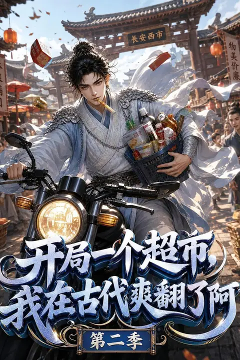 《开局一个超市,我在古代爽翻了阿第二季》封面