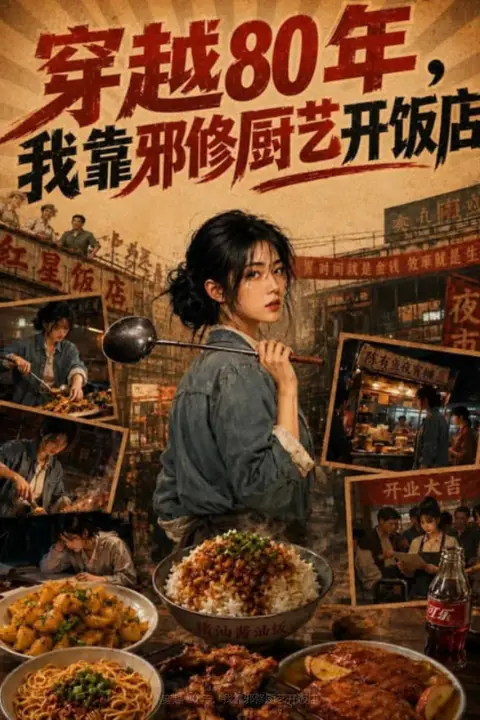 《穿越 80 年,我靠邪修厨艺开饭店》封面
