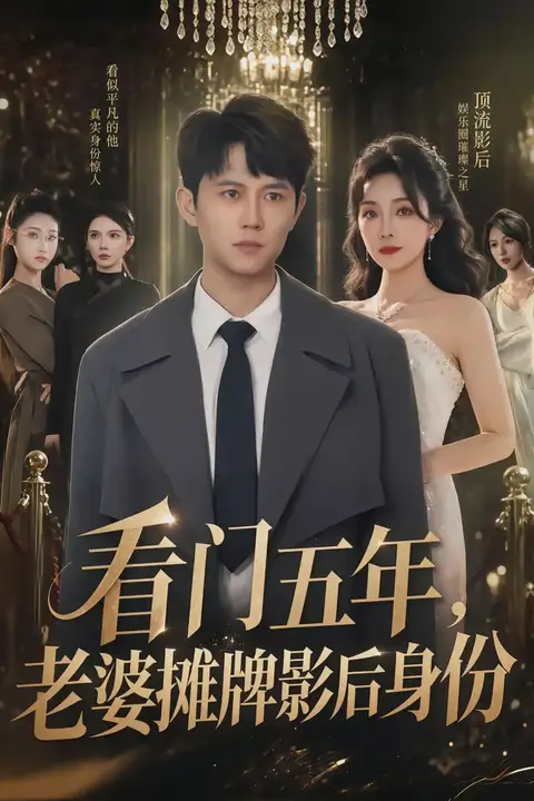 《看门五年,老婆摊牌影后身份》封面