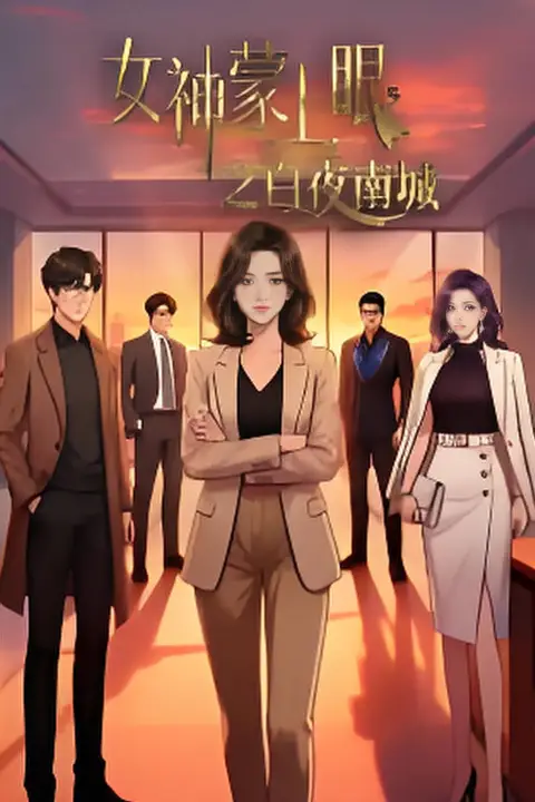 《女神蒙上眼之白夜南城》封面