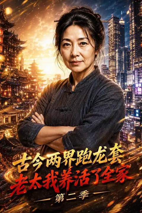 《古今两界跑龙套,老太我养活了全家第二季》封面