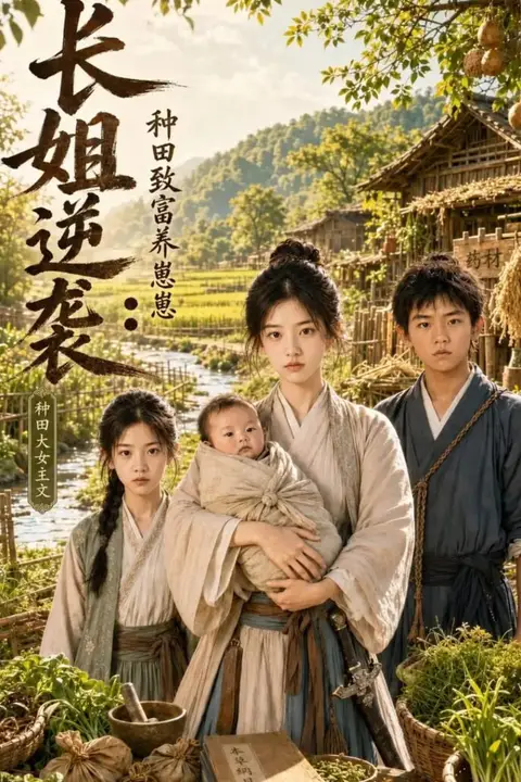 《长姐逆袭：种田致富养崽崽》封面