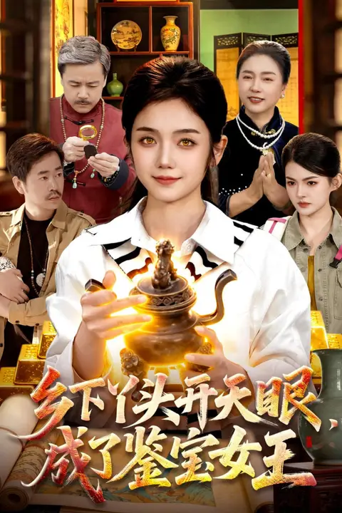 《乡下丫头开天眼，成了鉴宝女王》封面