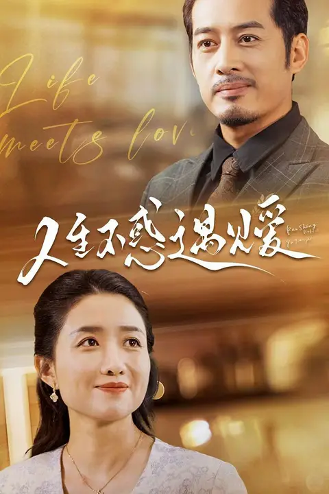 《人生不惑遇见爱(中年闪婚老伴竟是全国首富)》封面