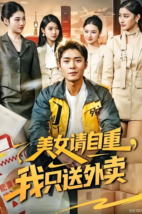 《美女请自重，我只送外卖》封面