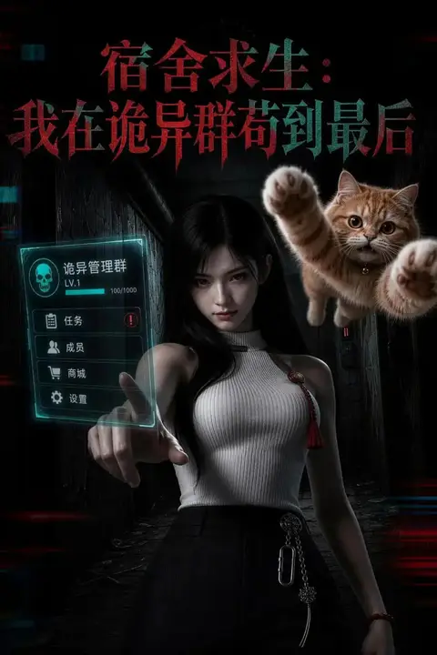 《宿舍求生：我在诡异群苟到最后》封面