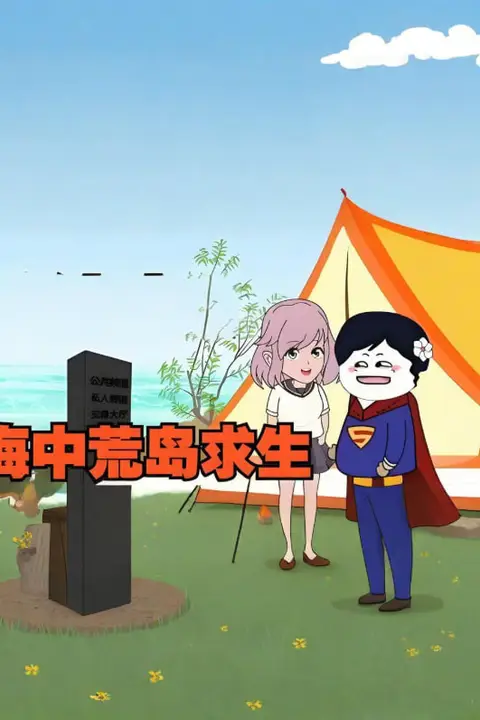 《海中荒岛求生,开局一棵树一张渔网》封面