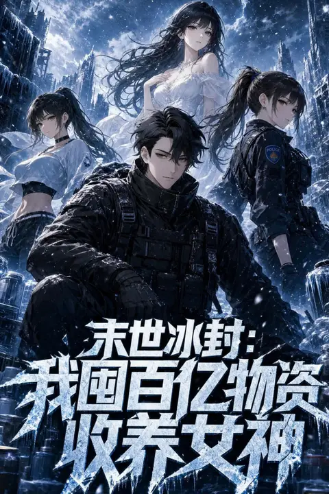 《末世冰封:我囤百亿物资收养女神》封面