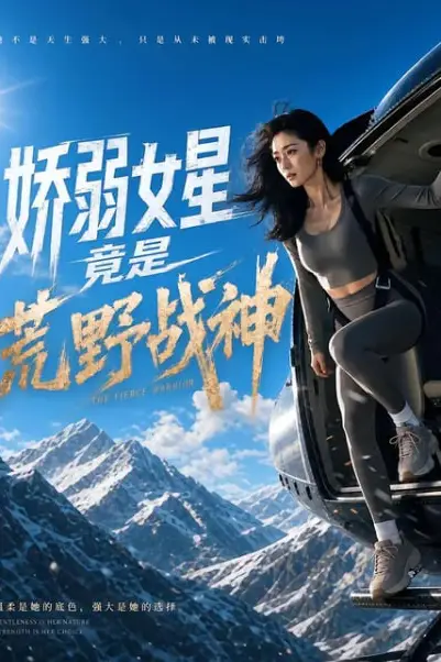 《娇弱女星竟是荒野战神》封面