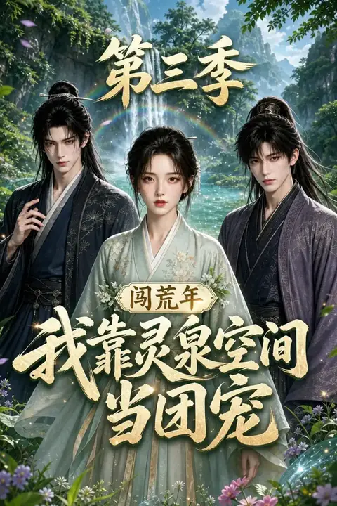 《闯荒年,我靠灵泉空间当团宠第三季》封面