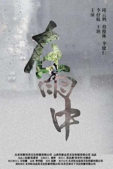 《在雨中》封面