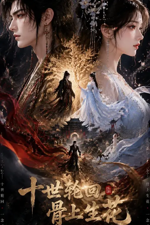 《十世轮回,骨上生花》封面