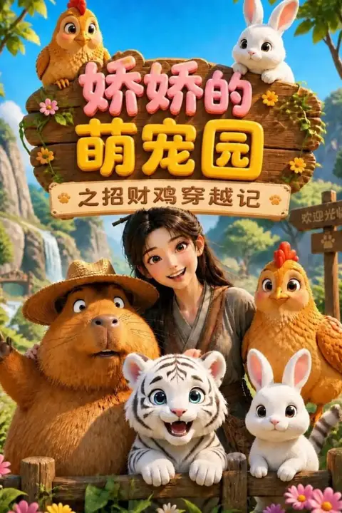 《娇娇的萌宠园之招财鸡穿越记》封面