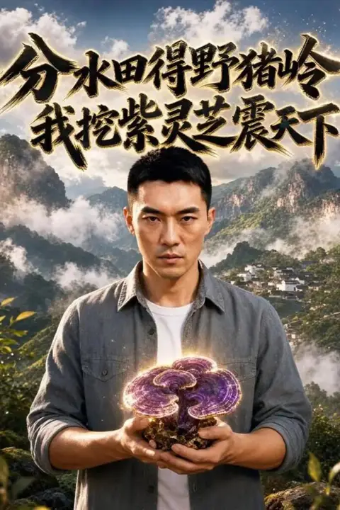 《分水田得野猪岭,我挖紫灵芝震天下》封面
