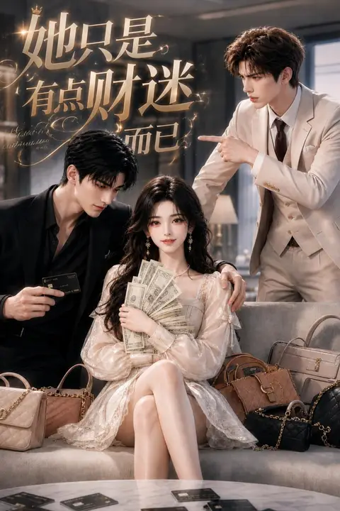 《她只是有点财迷而已》封面