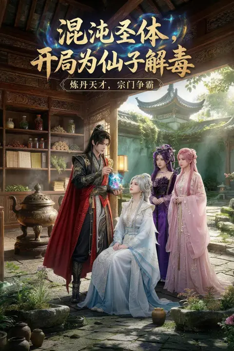 《混沌圣体，开局为仙子解毒》封面