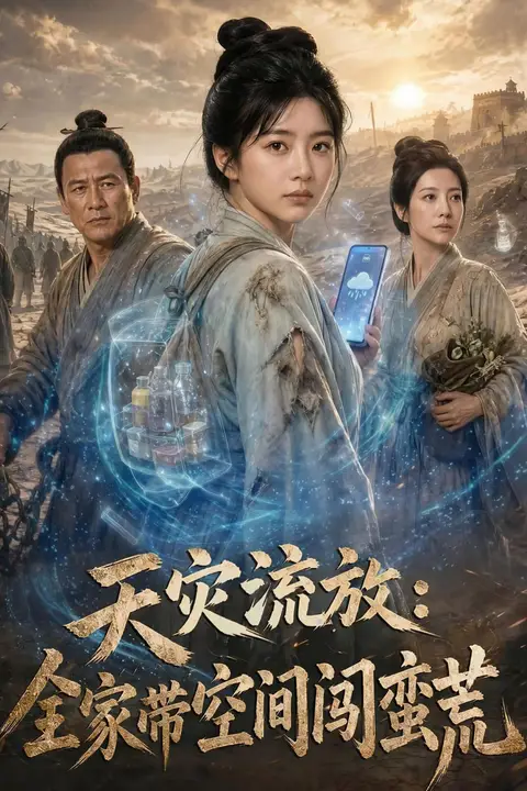 《天灾流放：全家带空间闯蛮荒》封面