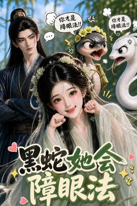 《黑蛇她会障眼法》封面