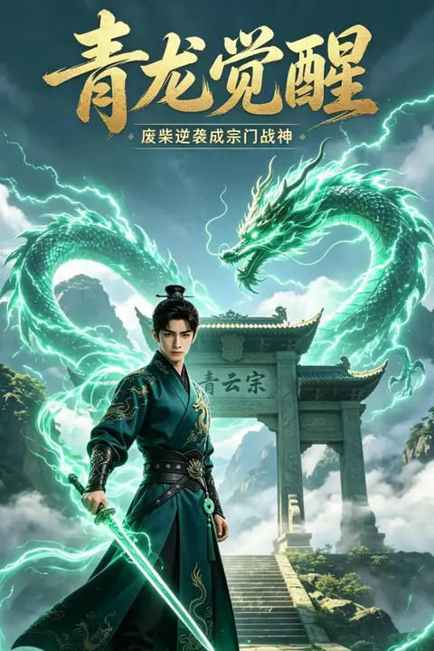 《青龙觉醒废柴逆袭成宗门战神》封面