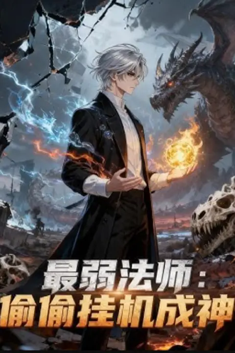 《最弱法师:偷偷挂机成神》封面