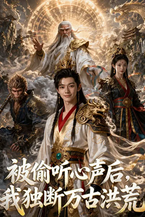 《被偷听心声后,我独断万古洪荒》封面