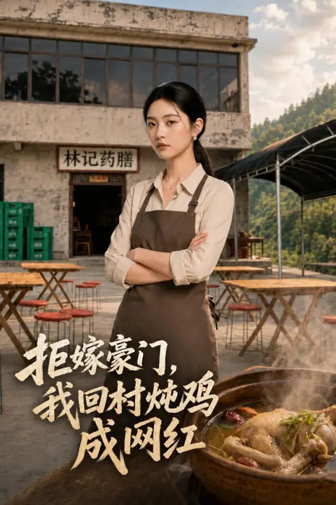 《拒嫁豪门,我回村炖鸡成网红》封面