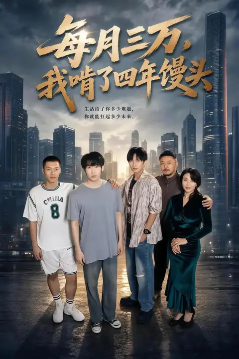 《每月三万,我啃了四年馒头》封面