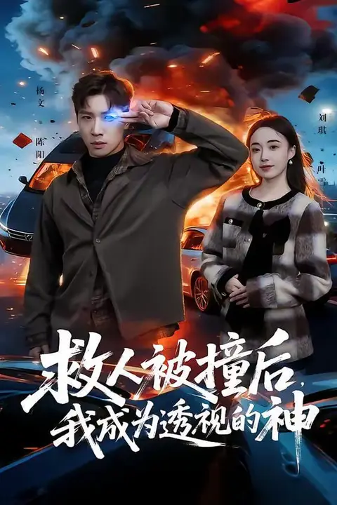 《救人被撞后,我成为透视的神》封面