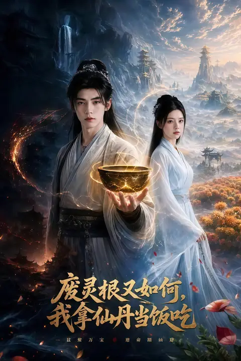 《废灵根又如何,我拿仙丹当饭吃》封面