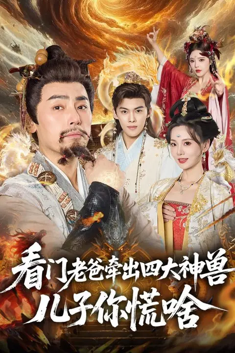 《看门老爸牵出四大神兽儿子你慌啥》封面