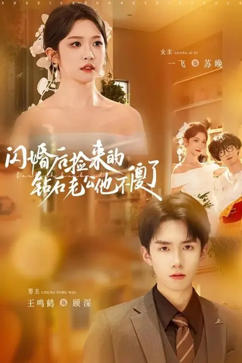 《闪婚后捡来的钻石老公他不傻了》封面