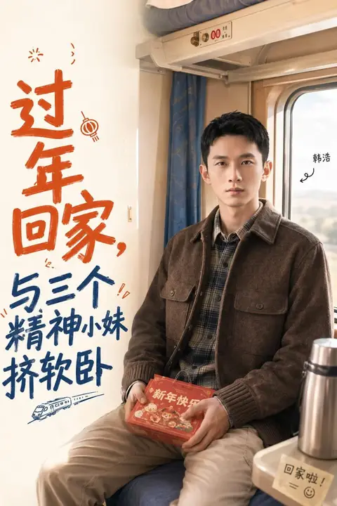 《过年回家,与三个精神小妹挤软卧》封面