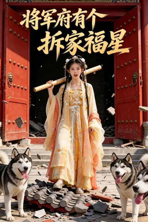 《将军府有个拆家福星》封面