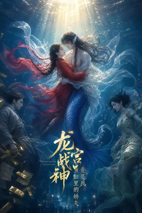 《龙宫战神竟是我鱼缸里的娇夫》封面