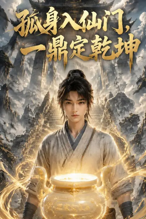 《孤身入仙门,一鼎定乾坤》封面