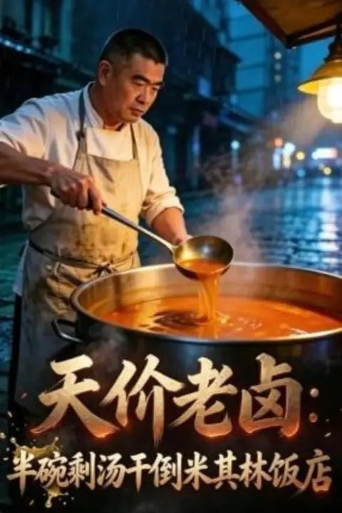《天价老卤：半碗剩汤干倒米其林饭店》封面
