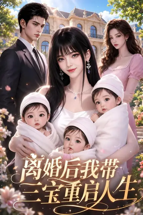 《离婚后我带三宝重启人生》封面