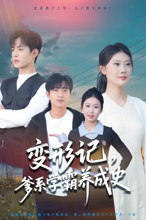 《变形记，爹系学霸养成史》封面